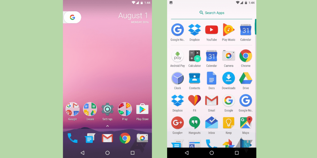 Nexus new launcher